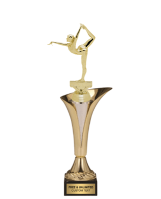 Typhoon Trophy Cup<BR> Female Balance Beam<BR> 12.5 to 15 Inches