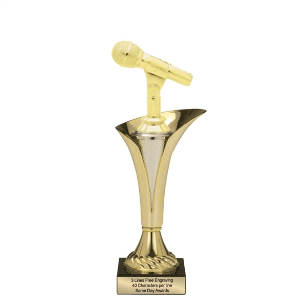 Typhoon Trophy Cup<BR> Microphone<BR> 12.5 or 15 Inches