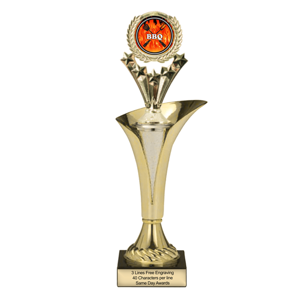 Typhoon Trophy Cup<BR> BBQ Flame<BR> or Custom Logo<BR> 12.5 to 15 Inches