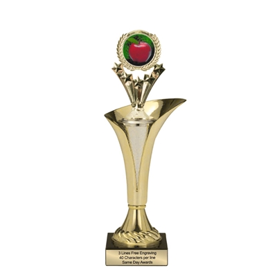 Typhoon Trophy Cup<BR> Apple or Custom Logo<BR> 12.5 to 15 Inches
