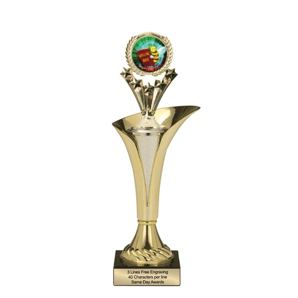 Typhoon Trophy Cup<BR> Spelling Bee or Custom Logo<BR> 11.5 or 14.5 Inches