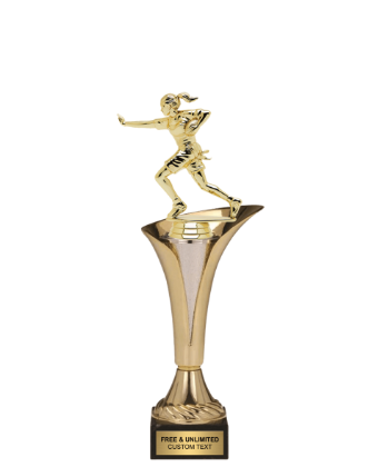 Typhoon Trophy Cup<BR> Female Flag Football <BR> 12.5 to 15 Inches