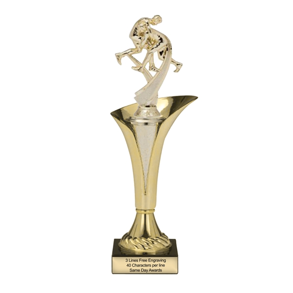 Typhoon Trophy Cup<BR> Double Action Wrestler<BR> 12.5 or 15 Inches