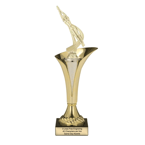 Typhoon Trophy Cup<BR> Female Swimming<BR> 12.5 to 15 Inches