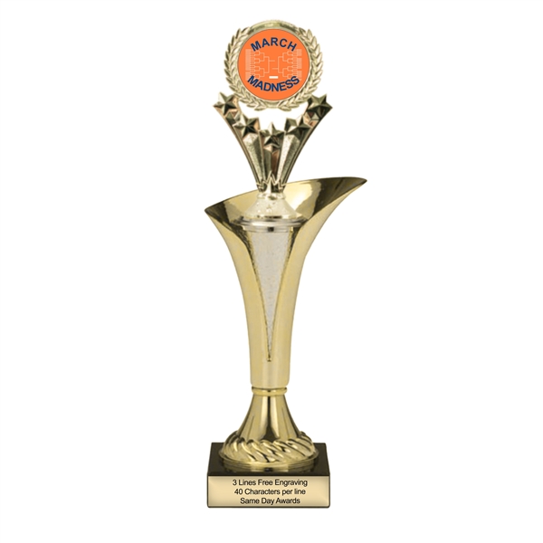 Typhoon Trophy Cup <BR>March Madness Basketball<BR> 12.5 or 15 Inches