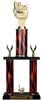 2 Column Flame<BR> Chili Pot Trophy<BR> 18 to 22 Inches