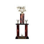 2 Post Flame<BR> Raging Bull Trophy<BR> 18 to 22 Inches