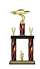 2 Column Flame<BR> Stock Car Trophy<BR> 19 to 22 Inches