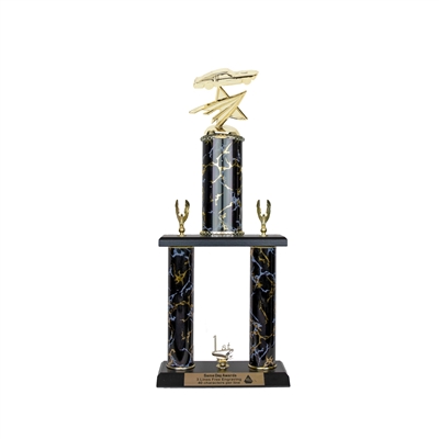 2 Post <BR>Mustang Trophy<BR> 18-22 Inches<BR> 10 Colors