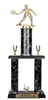2 Post <BR>Male Pickleball Trophy<BR> 18-22 Inches<BR> 10 Colors