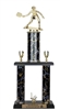 2 Post <BR>Female Pickleball Trophy<BR> 18-22 Inches<BR> 10 Colors