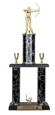 2 Post <BR>Male Archery Trophy<BR> 18-22 Inches<BR> 10 Colors