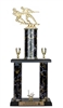 2 Post <BR>Double Tug O War Trophy<BR> 18-22 Inches<BR> 10 Colors