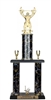 2 Post <BR>Bench Press Trophy<BR> 18-22 Inches<BR> 10 Colors