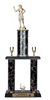 2 Post <BR> Female Dart Thrower Trophy<BR> 18-22 Inches<BR> 10 Colors