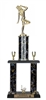 2 Post <BR>Tap Dancer Trophy<BR> 18-22 Inches<BR> 10 Colors