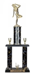2 Post <BR>Tap Dancer Trophy<BR> 18-22 Inches<BR> 10 Colors