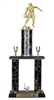 2 Post Trophy  <BR>Male Dribble Basketball <BR> 18-22 Inches<BR> 10 Colors