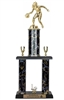 2 Post Trophy  <BR>Female Dribble Basketball <BR> 18-22 Inches<BR> 10 Colors