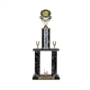2 Post <BR>Cornhole Trophy<BR> 18-22 Inches<BR> 10 Colors