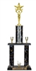 2 Post <BR>Victory Star Male Trophy<BR> 18-22 Inches<BR> 10 Colors