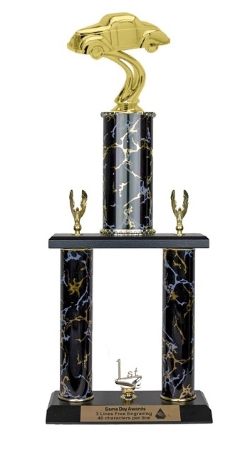 2 Post <BR>Gas Coupe Trophy<BR> 18-22 Inches<BR> 10 Colors