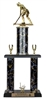 2 Post <BR>Field Hockey Trophy<BR> 18-22 Inches<BR> 10 Colors