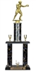 2 Post <BR> Boxing Trophy<BR> 18-22 Inches<BR> 10 Colors