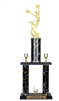 2 Post <BR> Motion Cheer Trophy<BR> 18-22 Inches<BR> 9 Colors