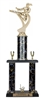 2 Post <BR> Female Karate Trophy<BR> 18-22 Inches<BR> 9 Colors