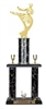 2 Post <BR> Male Karate Trophy<BR> 18-22 Inches<BR> 9 Colors