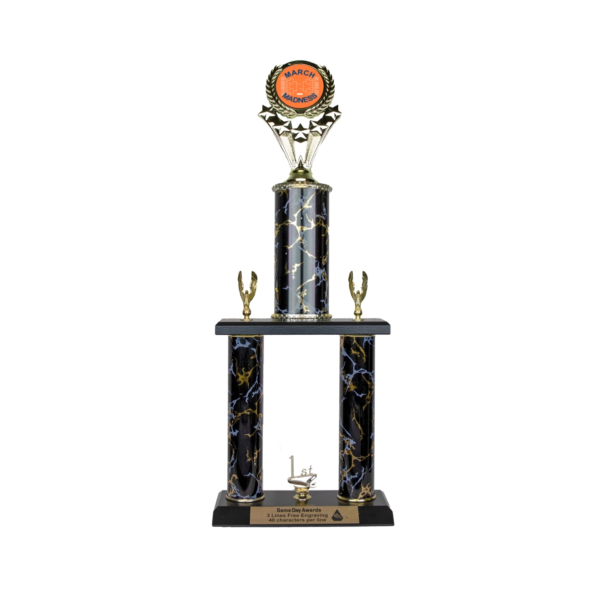 Basketball Trophies 1st,2nd,3rd Place FREE Engraving  Shipped  2-3 Day Mail 