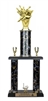 2 Post <BR> Bowling Theme Trophy<BR> 18-22 Inches<BR> 10 Colors