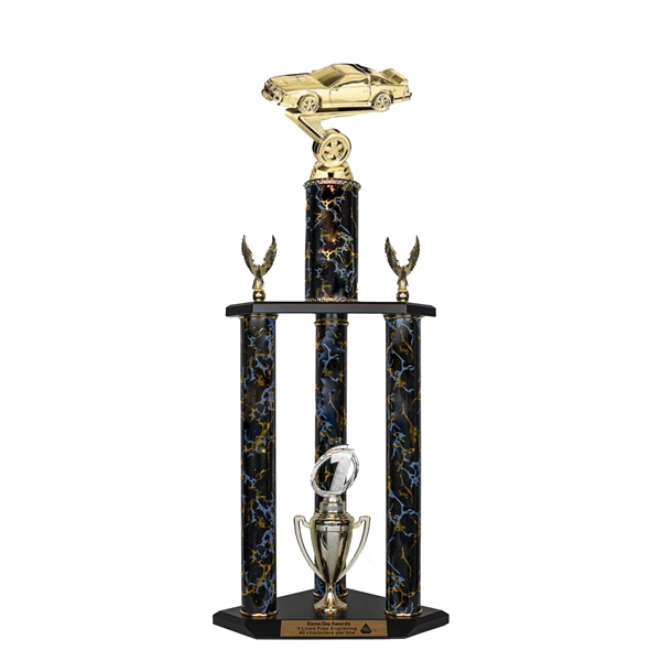 3 Column <BR> Camaro Trophy <BR> 26 to 32 Inches<BR> 10 Colors
