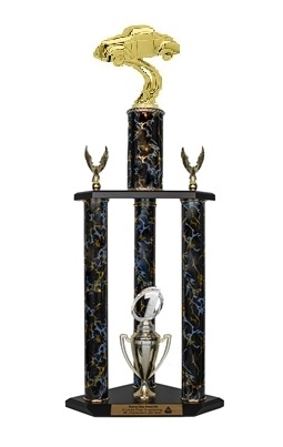3 Column <BR> Gas Coupe Trophy <BR> 26 to 36 Inches<BR> 10 Colors