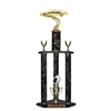 3 Column <BR> Stock Car Trophy <BR> 26 to 36 Inches<BR> 10 Colors