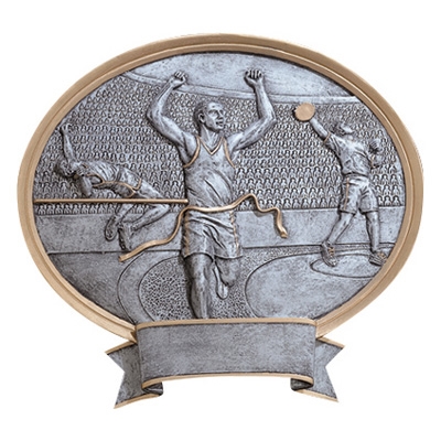 Legend Resin High Relief<BR> Male Track Trophy<BR> 7.5 Inches