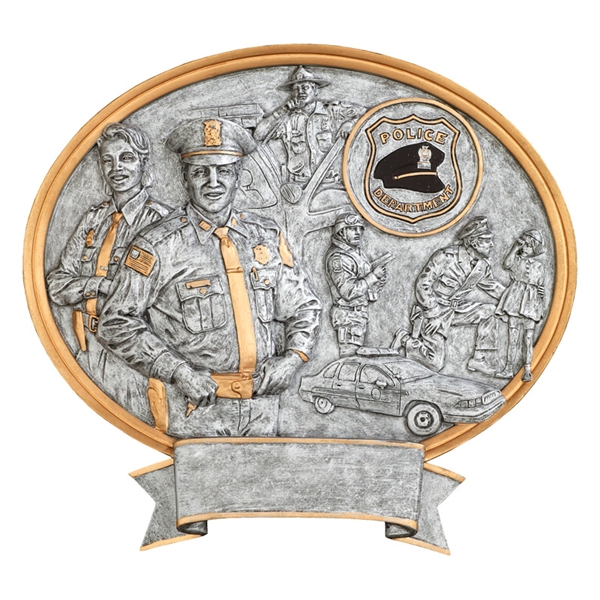 Legend Resin High Relief<BR> Police Trophy<BR> 7.5 Inches