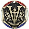 3 Color Die Cast<BR> Victory Medal<BR> Gold/Silver/Bronze<BR> 2  Inches