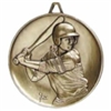 Highest Quality Die Cast<BR> Female Softball Medal<BR> Gold/Silver/Bronze<BR> 2.5 Inches