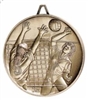 Highest Quality Die Cast<BR> Female Volleyball Medal<BR> Gold/Silver/Bronze<BR> 2.5 Inches