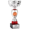 Silver & Red March Madness<BR> Or Custom Logo <BR> Metal Cup<BR> 11.75 to 13 Inches
