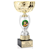 Gold Shooting<BR> Or Custom Logo<BR> Metal Trophy Cup<BR>  11.75 to 13 Inches