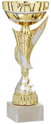 Gold Flair<BR> Metal Trophy Cup<BR> 10 to 12.5 Inches