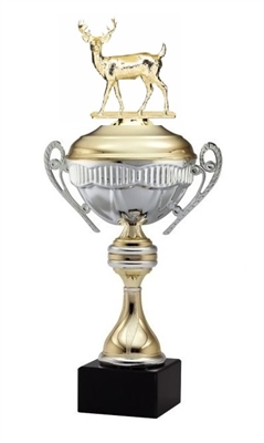ALEXIS Premium Metal Cup<BR> Buck Deer Trophy<BR> 16 Inches
