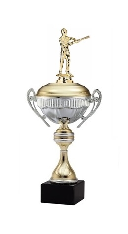 ALEXIS Premium Metal Cup<BR> Male Skeet Shooter<BR> 16 Inches