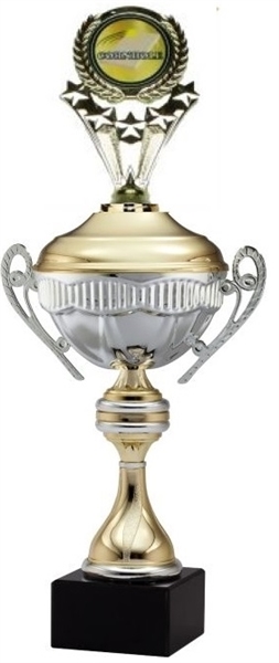 ALEXIS Premium Metal Cup<BR> Cornhole Trophy<BR> 16 Inches