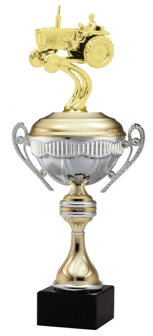 ALEXIS Premium Metal Cup<BR> Tractor Trophy<BR> 16 Inches
