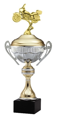 ALEXIS Premium Metal Cup<BR> Touring Motorcycle Trophy<BR> 16 Inches
