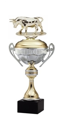 ALEXIS Premium Metal Cup<BR> Raging Bull Trophy<BR> 16 Inches